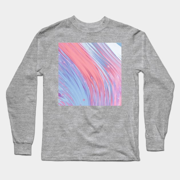 Waves of Colour Long Sleeve T-Shirt by NOMAD73